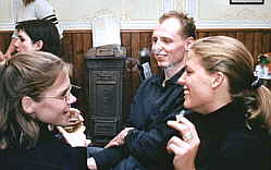 Sabine, Ali und Kai im Gesprch