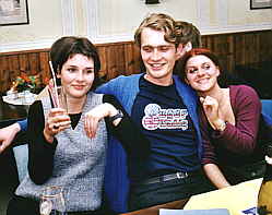 Anja, Alex und Mandy